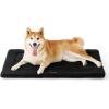 imageBedsure Washable Dog Crate Bed for Large Dogs Soft Foam Floor Pet Mat Versatile Lightweight Pet Crate Pad for CagesBlack