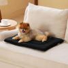 imageBedsure Washable Dog Crate Bed for Large Dogs Soft Foam Floor Pet Mat Versatile Lightweight Pet Crate Pad for CagesBlack