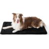 imageBedsure Washable Dog Crate Bed for Large Dogs Soft Foam Floor Pet Mat Versatile Lightweight Pet Crate Pad for CagesBlack