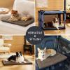 imageBedsure Washable Dog Crate Bed for Large Dogs Soft Foam Floor Pet Mat Versatile Lightweight Pet Crate Pad for CagesBrown