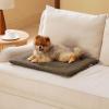 imageBedsure Washable Dog Crate Bed for Large Dogs Soft Foam Floor Pet Mat Versatile Lightweight Pet Crate Pad for CagesBrown