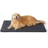 imageBedsure Washable Dog Crate Bed for Large Dogs Soft Foam Floor Pet Mat Versatile Lightweight Pet Crate Pad for CagesGrey
