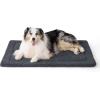 imageBedsure Washable Dog Crate Bed for Large Dogs Soft Foam Floor Pet Mat Versatile Lightweight Pet Crate Pad for CagesGrey