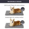 imageBedsure Washable Dog Crate Bed for Large Dogs Soft Foam Floor Pet Mat Versatile Lightweight Pet Crate Pad for CagesLight Grey