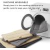 imageBedsure Washable Dog Crate Bed for Large Dogs Soft Foam Floor Pet Mat Versatile Lightweight Pet Crate Pad for CagesLight Grey