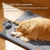 imageBedsure Washable Dog Crate Bed for Large Dogs Soft Foam Floor Pet Mat Versatile Lightweight Pet Crate Pad for CagesLight Grey