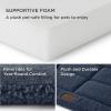 imageBedsure Washable Dog Crate Bed for Large Dogs Soft Foam Floor Pet Mat Versatile Lightweight Pet Crate Pad for CagesNavy