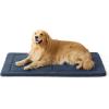 imageBedsure Washable Dog Crate Bed for Large Dogs Soft Foam Floor Pet Mat Versatile Lightweight Pet Crate Pad for CagesNavy