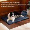 imageBedsure Washable Dog Crate Bed for Large Dogs Soft Foam Floor Pet Mat Versatile Lightweight Pet Crate Pad for CagesNavy