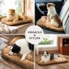 imageBedsure Washable Dog Crate Pad for Small Dogs AntiSlip Puppy Kennel Dog Bed for Crate  Ultra Soft Fleece Flat Thin Pet Mat Not Chew Proof Light Grey 23quotx17quotBrown