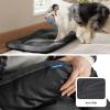 imageBedsure Washable Dog Crate Pad for Small Dogs AntiSlip Puppy Kennel Dog Bed for Crate  Ultra Soft Fleece Flat Thin Pet Mat Not Chew Proof Light Grey 23quotx17quotGrey