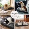 imageBedsure Washable Dog Crate Pad for Small Dogs AntiSlip Puppy Kennel Dog Bed for Crate  Ultra Soft Fleece Flat Thin Pet Mat Not Chew Proof Light Grey 23quotx17quotGrey