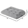 imageBedsure Washable Extra Large Dog Bed for Crate Faux Fur Dog Crate Pad for Large Breed Plush Soft Comfort Dogs Sleeping Mat AntiSlip Pet Kennel Pad 41quot x 29quot Dark GreyGray