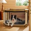 imageBedsure Washable Extra Large Dog Bed for Crate Faux Fur Dog Crate Pad for Large Breed Plush Soft Comfort Dogs Sleeping Mat AntiSlip Pet Kennel Pad 41quot x 29quot Dark GreyDark Gray