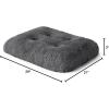 imageBedsure Washable Extra Large Dog Bed for Crate Faux Fur Dog Crate Pad for Large Breed Plush Soft Comfort Dogs Sleeping Mat AntiSlip Pet Kennel Pad 41quot x 29quot Dark GreyDark Gray