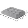 imageBedsure Washable Extra Large Dog Bed for Crate Faux Fur Dog Crate Pad for Large Breed Plush Soft Comfort Dogs Sleeping Mat AntiSlip Pet Kennel Pad 41quot x 29quot Dark GreyGray
