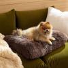 imageBedsure Washable Extra Large Dog Bed for Crate Faux Fur Dog Crate Pad for Large Breed Plush Soft Comfort Dogs Sleeping Mat AntiSlip Pet Kennel Pad 41quot x 29quot Dark GreyDark Brown