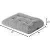imageBedsure Washable Extra Large Dog Bed for Crate Faux Fur Dog Crate Pad for Large Breed Plush Soft Comfort Dogs Sleeping Mat AntiSlip Pet Kennel Pad 41quot x 29quot Dark GreyGray