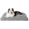 imageBedsure Washable Extra Large Dog Bed for Crate Faux Fur Dog Crate Pad for Large Breed Plush Soft Comfort Dogs Sleeping Mat AntiSlip Pet Kennel Pad 41quot x 29quot Dark GreyGray