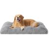 imageBedsure Washable Extra Large Dog Bed for Crate Faux Fur Dog Crate Pad for Large Breed Plush Soft Comfort Dogs Sleeping Mat AntiSlip Pet Kennel Pad 41quot x 29quot Dark GreyGray