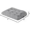 imageBedsure Washable Extra Large Dog Bed for Crate Faux Fur Dog Crate Pad for Large Breed Plush Soft Comfort Dogs Sleeping Mat AntiSlip Pet Kennel Pad 41quot x 29quot Dark GreyGray