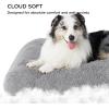 imageBedsure Washable Extra Large Dog Bed for Crate Faux Fur Dog Crate Pad for Large Breed Plush Soft Comfort Dogs Sleeping Mat AntiSlip Pet Kennel Pad 41quot x 29quot Dark GreyGray