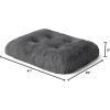 imageBedsure Washable Extra Large Dog Bed for Crate Faux Fur Dog Crate Pad for Large Breed Plush Soft Comfort Dogs Sleeping Mat AntiSlip Pet Kennel Pad 41quot x 29quot Dark GreyDark Gray