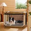 imageBedsure Washable Extra Large Dog Bed for Crate Faux Fur Dog Crate Pad for Large Breed Plush Soft Comfort Dogs Sleeping Mat AntiSlip Pet Kennel Pad 41quot x 29quot Dark GreyGray