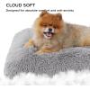 imageBedsure Washable Extra Large Dog Bed for Crate Faux Fur Dog Crate Pad for Large Breed Plush Soft Comfort Dogs Sleeping Mat AntiSlip Pet Kennel Pad 41quot x 29quot Dark GreyGray