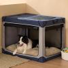 imageBedsure Washable XL Dog Bed for Crate for Extra Large Dogs Comfort Fluffy Plush Pet Pillow Bed Kennel Pad with NonSlip Bottom Machine Washable Pet Sleeping Mat 41quotx27quot BrownBrown