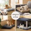 imageBedsure Washable XL Dog Bed for Crate for Extra Large Dogs Comfort Fluffy Plush Pet Pillow Bed Kennel Pad with NonSlip Bottom Machine Washable Pet Sleeping Mat 41quotx27quot BrownDark Gray