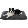 imageBedsure Washable XL Dog Bed for Crate for Extra Large Dogs Comfort Fluffy Plush Pet Pillow Bed Kennel Pad with NonSlip Bottom Machine Washable Pet Sleeping Mat 41quotx27quot BrownDark Gray