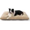 imageBedsure Washable XL Dog Bed for Crate for Extra Large Dogs Comfort Fluffy Plush Pet Pillow Bed Kennel Pad with NonSlip Bottom Machine Washable Pet Sleeping Mat 41quotx27quot BrownBrown