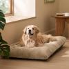 imageBedsure Washable XL Dog Bed for Crate for Extra Large Dogs Comfort Fluffy Plush Pet Pillow Bed Kennel Pad with NonSlip Bottom Machine Washable Pet Sleeping Mat 41quotx27quot BrownBrown