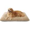 imageBedsure Washable XL Dog Bed for Crate for Extra Large Dogs Comfort Fluffy Plush Pet Pillow Bed Kennel Pad with NonSlip Bottom Machine Washable Pet Sleeping Mat 41quotx27quot BrownBrown