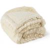 imageBedsure Waterproof Dog Blankets for Large Dogs  Cat Blanket for Couch Protector Washable Long Faux Fur Calming Soft Reversible Throw Furniture Protection for Puppy Pet Pet 40quotx50quot GreyCream
