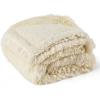 imageBedsure Waterproof Dog Blankets for Large Dogs  Cat Blanket for Couch Protector Washable Long Faux Fur Calming Soft Reversible Throw Furniture Protection for Puppy Pet Pet 40quotx50quot GreyCream