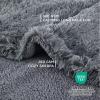 imageBedsure Waterproof Dog Blankets for Large Dogs  Cat Blanket for Couch Protector Washable Long Faux Fur Calming Soft Reversible Throw Furniture Protection for Puppy Pet Pet 40quotx50quot GreyGrey