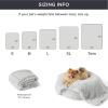 imageBedsure Waterproof Dog Blankets for Large Dogs  Cat Blanket for Couch Protector Washable Long Faux Fur Calming Soft Reversible Throw Furniture Protection for Puppy Pet Pet 40quotx50quot GreyPearl Grey