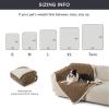 imageBedsure Waterproof Dog Blankets for Medium Dogs  Pet Blanket for Couch Protector Washable Premium Jacquard Coral Fleece Cat Throw Blanket Soft Plush Reversible Furniture Protection30quotx40quot TaupeTaupe