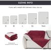 imageBedsure Waterproof Dog Blankets for Medium Dogs  Pet Blanket for Couch Protector Washable Premium Jacquard Coral Fleece Cat Throw Blanket Soft Plush Reversible Furniture Protection30quotx40quot TaupeBurgundy