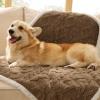 imageBedsure Waterproof Dog Blankets for Medium Dogs  Pet Blanket for Couch Protector Washable Premium Jacquard Coral Fleece Cat Throw Blanket Soft Plush Reversible Furniture Protection30quotx40quot TaupeTaupe