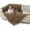 imageBedsure Waterproof Dog Blankets for Medium Dogs  Pet Blanket for Couch Protector Washable Premium Jacquard Coral Fleece Cat Throw Blanket Soft Plush Reversible Furniture Protection30quotx40quot TaupeTaupe