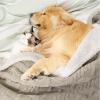 imageBedsure Waterproof Dog Blankets for Medium Dogs  Pet Blanket for Couch Protector Washable Premium Jacquard Coral Fleece Cat Throw Blanket Soft Plush Reversible Furniture Protection30quotx40quot TaupePale Oak
