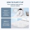 imageBedsure Waterproof Mattress Protector Queen  Noiseless Soft Fluffy Queen Size Mattress Pad Washable Quilted Cooling Topper with 821 Inches Deep Pocket Breathable Bed Cover WhiteTwin XL