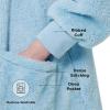 imageBedsure Wearable Blanket Hoodie  Gifts for Girlfriend Warm Cozy Fluffy Birthday Present ideas for Wife Soft Sweatshirt Gifts for Women Oversized Hooded Blankets With Sleeves GreySky Blue