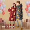 imageBedsure Wearable Blanket Hoodie Birthday Gifts for Girlfriend  Shaggy Sherpa Checkered Blanket Hoodie for Women Adults Men Warm Hooded Sweatshirt Chessboard PatternRed