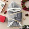 imageBedsure Wearable Blanket Hoodie Long Hooded Blanket Sweatshirt as Birthday Gifts for Women Cozy Sherpa Hoodie for Adult Standard Dark PurpleGrey