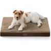 imageBedsure XL Dog Bed for Crate  Large Orthopedic Pet Beds with Removable Machine Washable Cover Egg Crate Foam Puppy Pad Suitable for Pet Up to 80 lbs 41quotx27quotCoffee  Cream