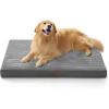 imageBedsure XL Dog Bed for Crate  Large Orthopedic Pet Beds with Removable Machine Washable Cover Egg Crate Foam Puppy Pad Suitable for Pet Up to 80 lbs 41quotx27quotCharcoal Grey